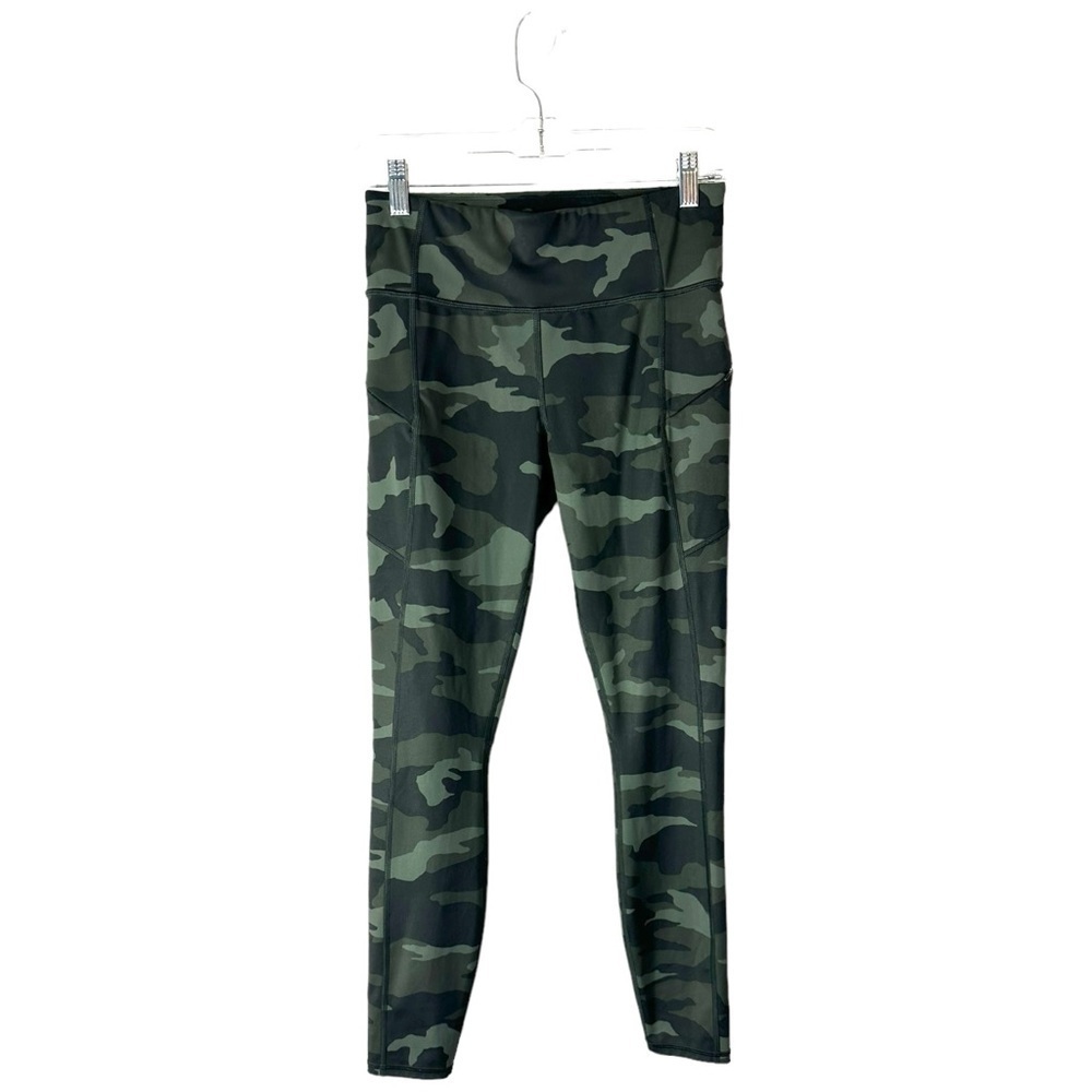 Athleta Camo Green Contender 7/8 Tight
Leggings Size Small Tall